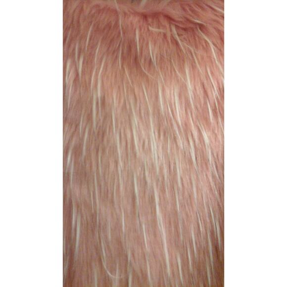 Celsius Vest, faux Fur, Women's size medium, Dusty Pink, Sleeveless, NWT $80 - Picture 4 of 7